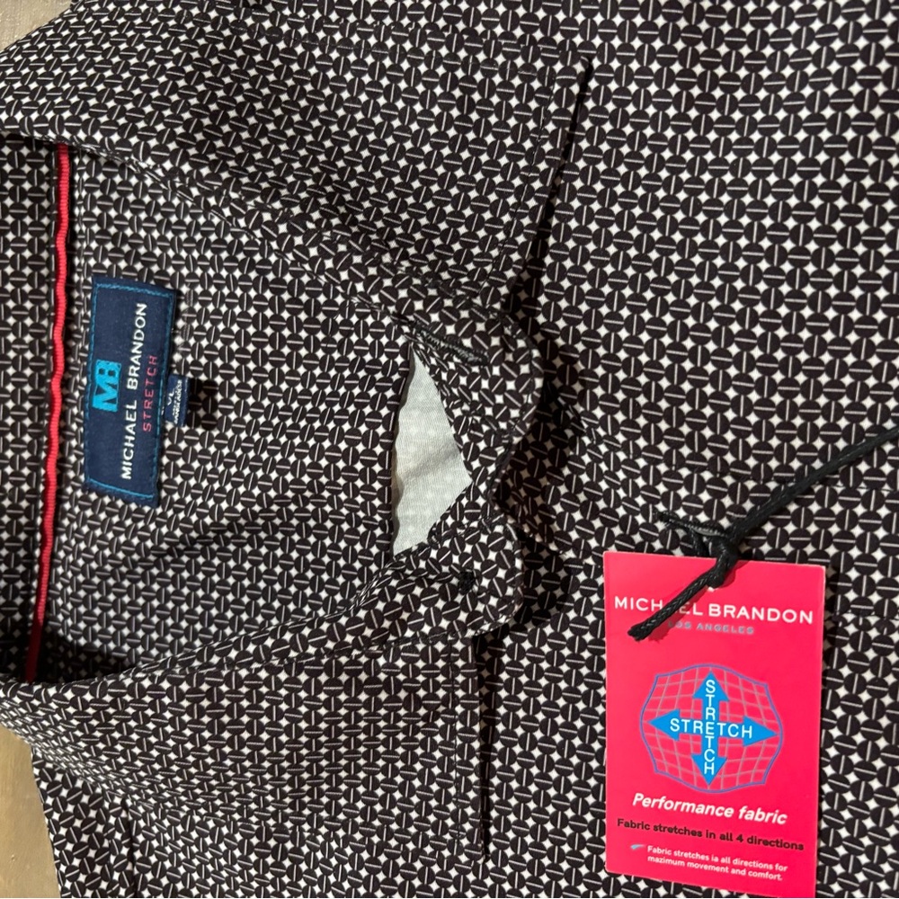 Michael Brandon Button Up Shirt XL